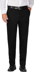 Work to Weekend Hidden Expandable Waist No Iron Flat Front Pant Shoes
