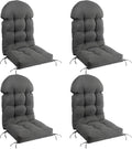 High Back Patio Chair Cushions Set of 4 for Ultimate Comfort