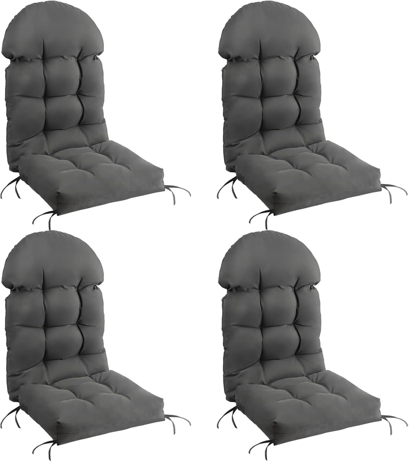 High Back Patio Chair Cushions Set of 4 for Ultimate Comfort