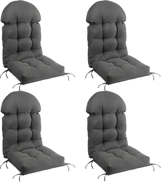 High Back Patio Chair Cushions Set of 4 for Ultimate Comfort