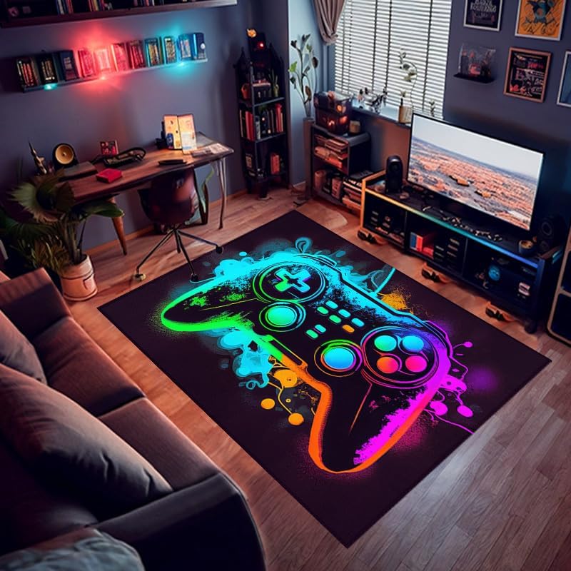 Enhance Gaming Vibes with KROMM Gamer Rug - 36x24