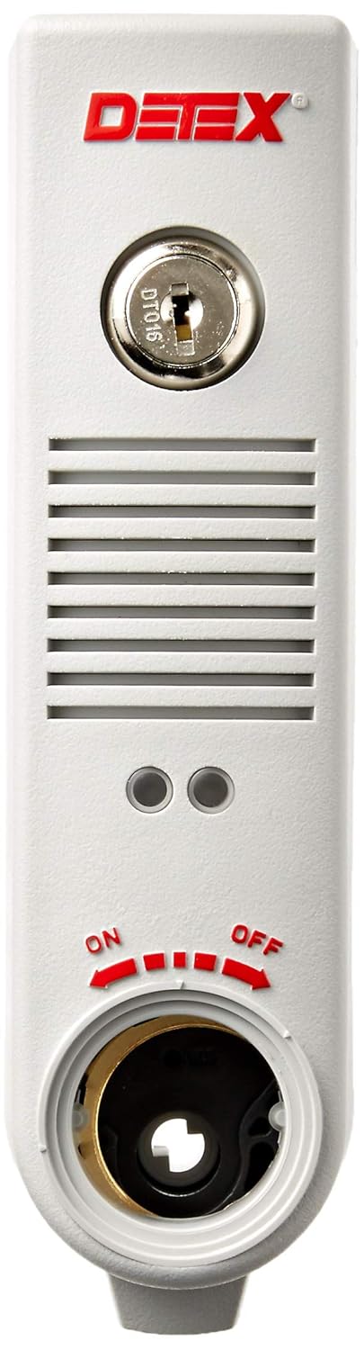 Detex EAX-500 Grey Surface Mounted Exit Alarm with Keyed Lock