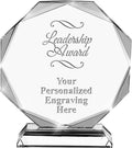 Custom Award with Engraving - Personalized 6.75ft Crystal Trophy Award