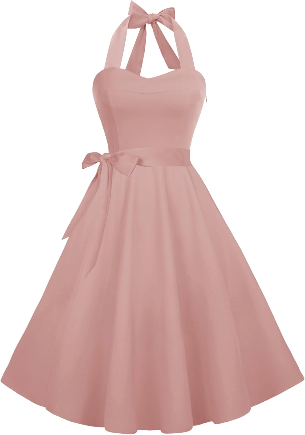 Halter Retro Vintage Cocktail Dress for Women by Hanpceirs