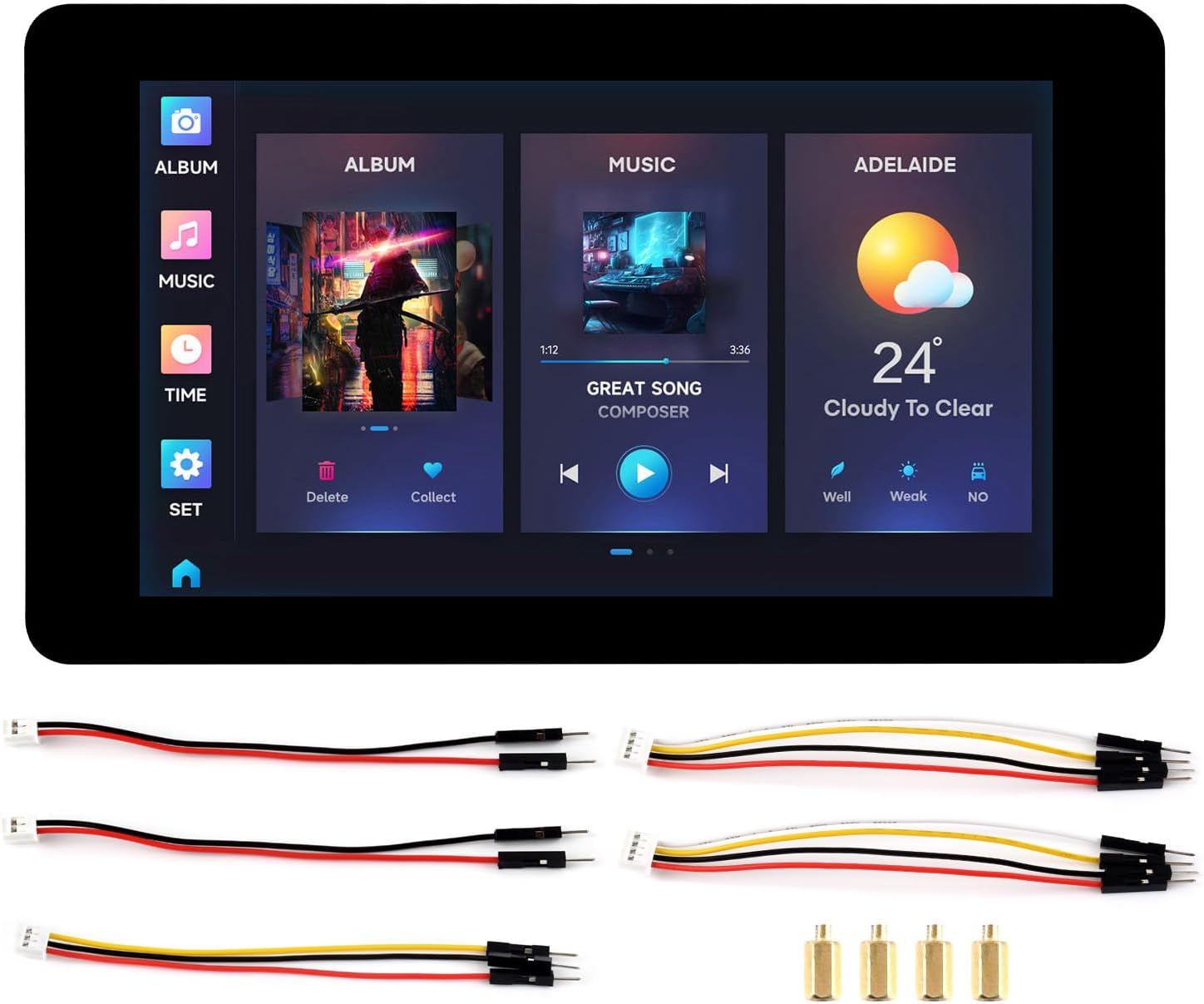 Waveshare ESP32-S3 7inch Capacitive Touch LCD Development Board