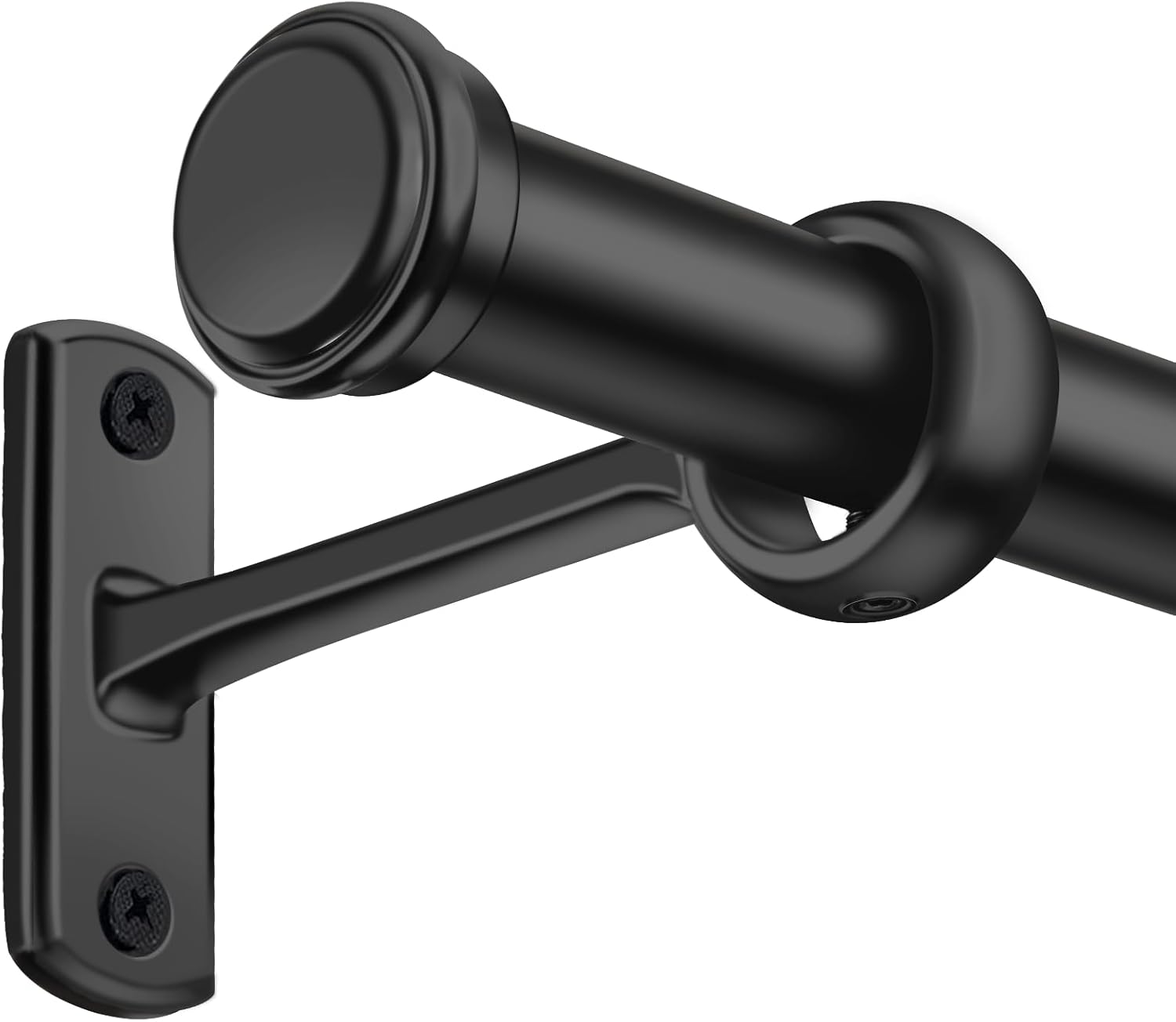 1 Inch Blackout Curtain Rods for Windows and Room Dividers