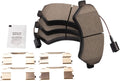 TRQ Front Brake Pads Ceramic Compatible with 2014-2021 Ram ProMaster
