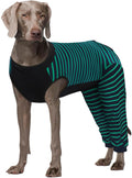Dog Recovery Suit Green 4XL - Rear Leg Sleeve & Surgical Pants