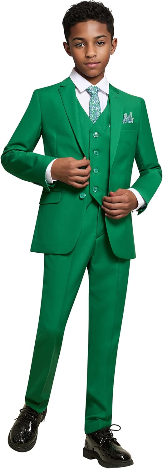 Modern Fit Boys Suit Set for Weddings and Special Occasions