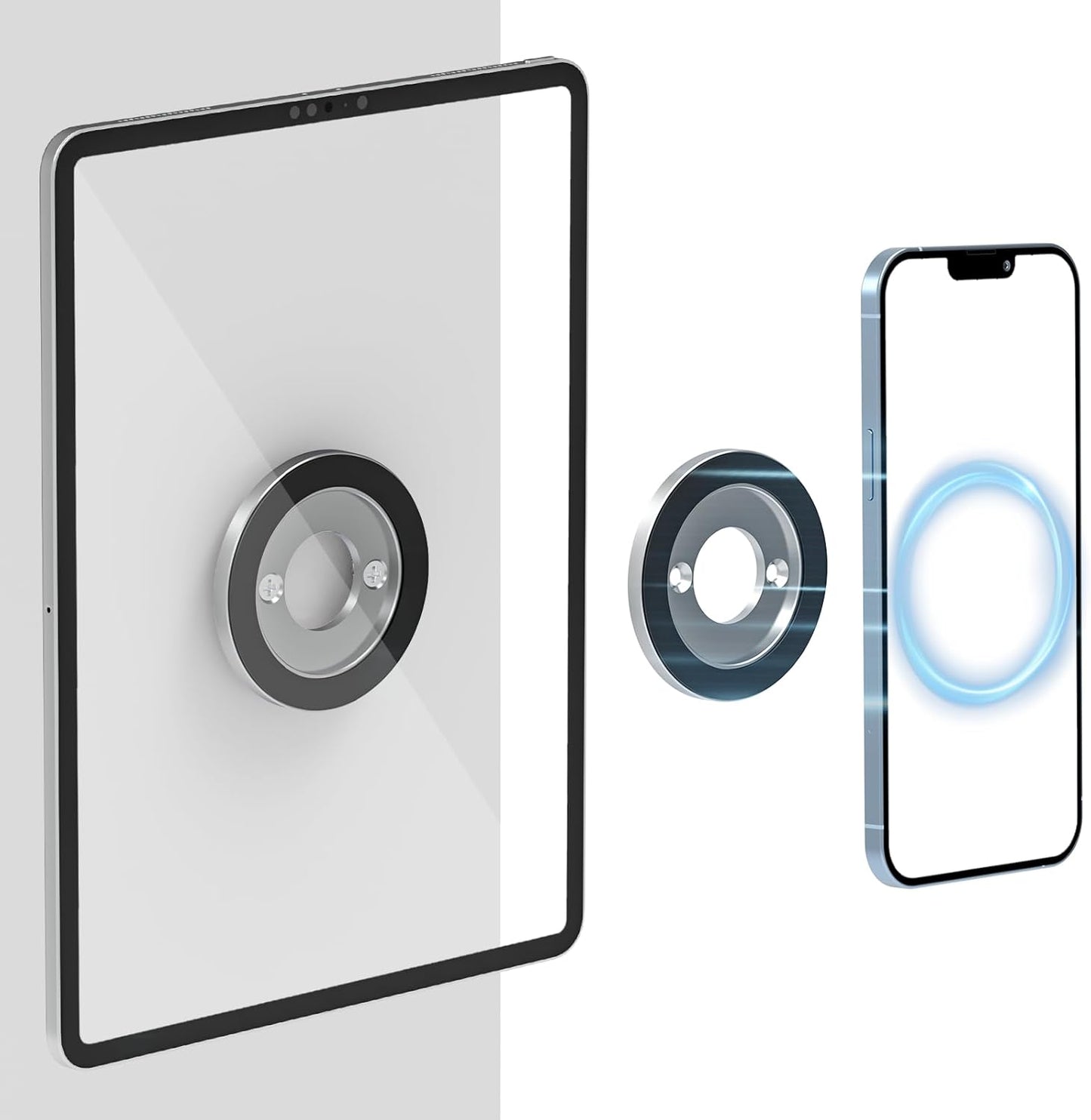 Adhesive Magnetic Tablet Wall Mount Holder for Easy Use