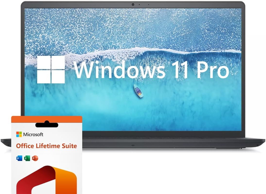 Dell Inspiron 15.6 Laptop: Windows 11 Pro, i7 Processor, 16GB RAM, 1TB SSD