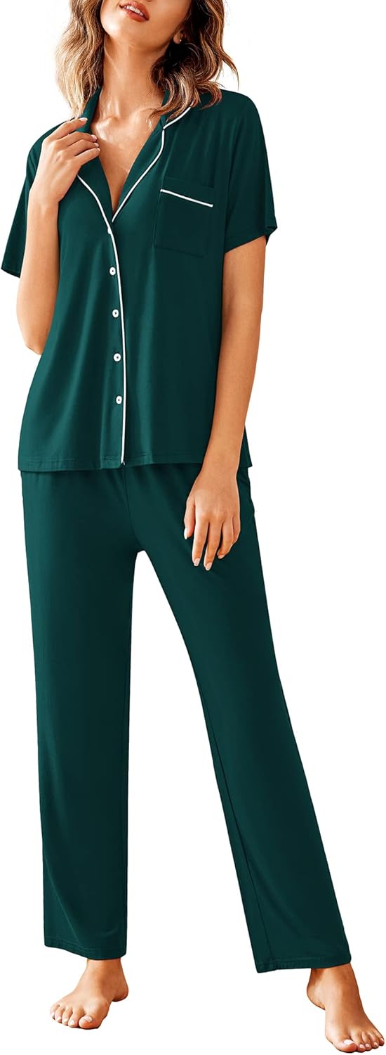 Avidlove Women Pajamas Set Soft Sleepwear with Long Pants
