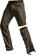 CQR Men's Convertible Cargo Tactical Pants - Lightweight, Water fresh