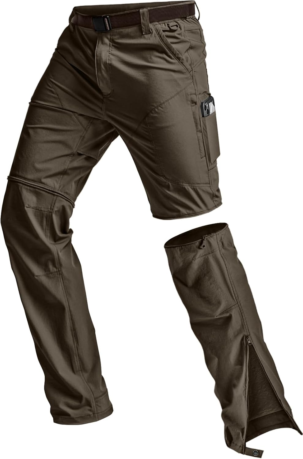 CQR Men's Convertible Cargo Tactical Pants for Outdoor Activities
