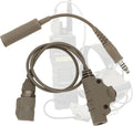 HEARFALCOM U94 PTT Tactical 6-Pin V2 Adapter - Radio Conversion Cable