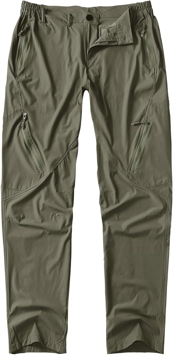 Postropaky Mens Hiking Quick Dry Lightweight Waterproof Pants