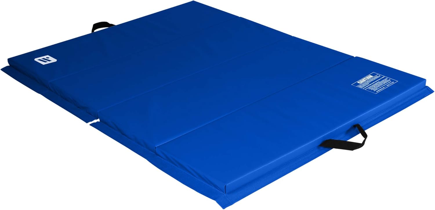 4 ft x 6 ft Folding Exercise Mat for Home Workouts and Fitness
