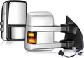 Towing Mirrors for 1999-2016 Ford Super Duty Trucks - Chrome
