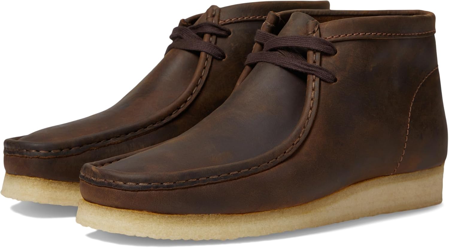 Clarks Men's Wallabee Boot Chukka in Classic Beeswax Hue