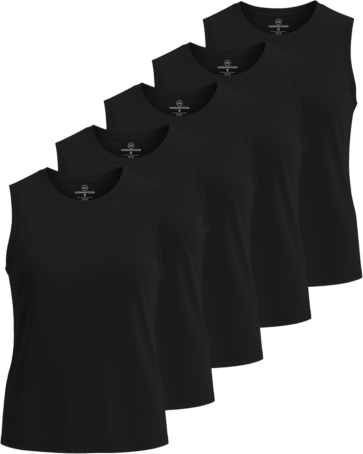 Real Essentials Women's Dry-Fit Tank Tops for Active Lifestyle