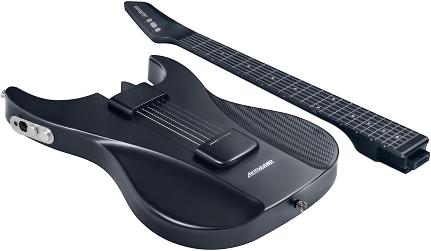 AeroBand Smart Guitar: Silicone Strings, Travel-Friendly, Headphone Jack