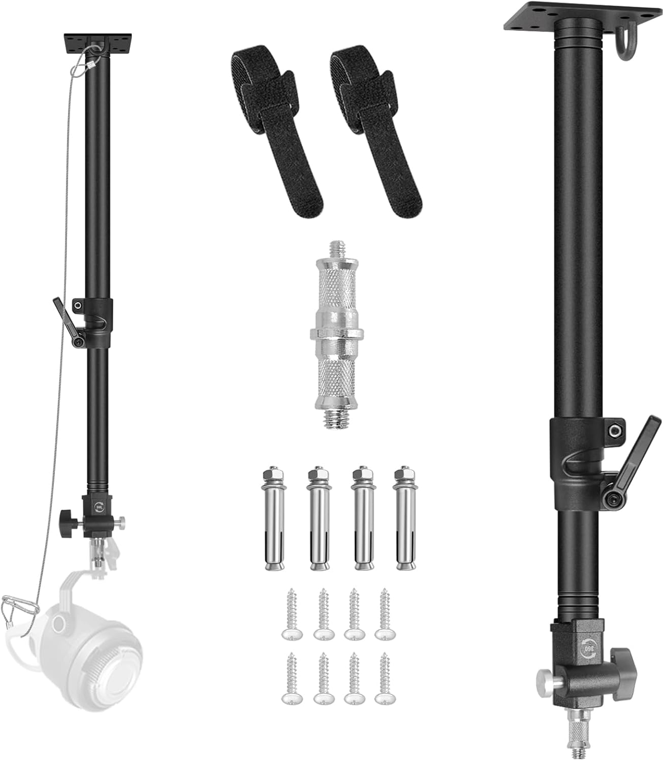 Photography Studio Ceiling Wall Mount Boom Arm for Versatile Setup