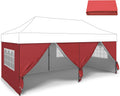 10x20ft Pop Up Canopy Tent Sidewalls - Easy Setup Outdoor Shelter