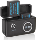 NP-W126S Battery Charger with Two NP-W126S Batteries - Dual Charge