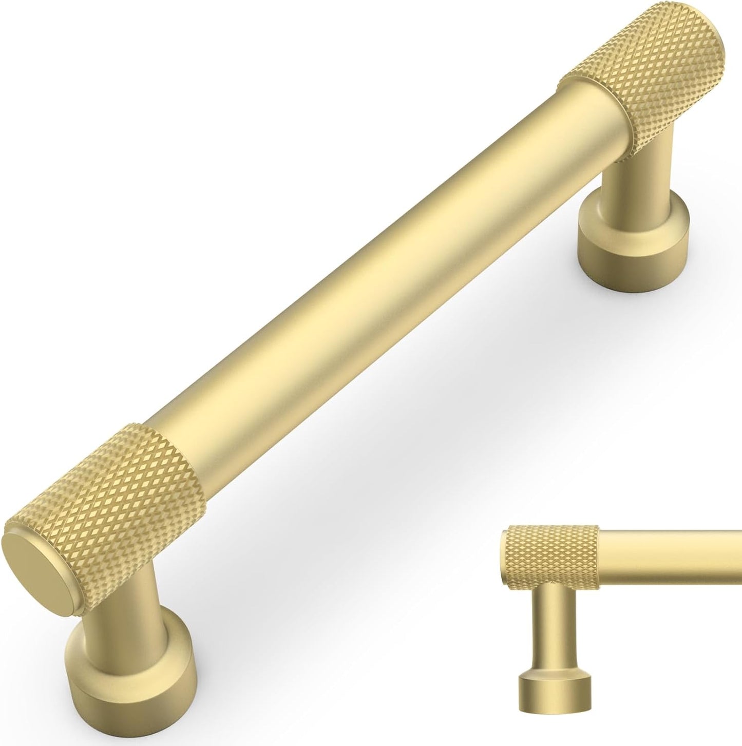 Brushed Gold Kitchen Cabinet Handles for Elegant Home Decor