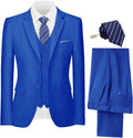 Mens Suit 3 Piece Slim Fit Wedding Groomsmen Suit - Classic