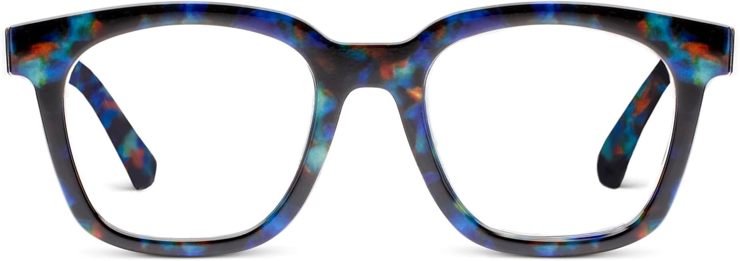 Peepers Women's to The Max Square Blue Light Blocking Glasses
