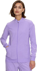 Scrub Jackets for Women Zip Front Medical Jacket - Stretch Fit up