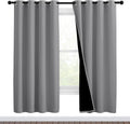 NICETOWN Full Shade Curtain Panels Pair - Energy Smart Blackout Drapes