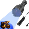 S3 365nm UV Flashlight with 3 LEDs - Powerful Blacklight for Urine
