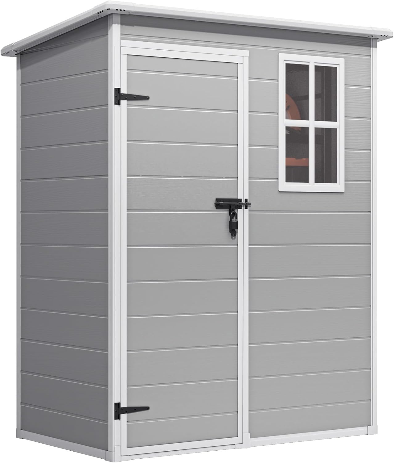 Gizoon 5x3 FT Resin Outdoor Storage Shed for All Your Needs