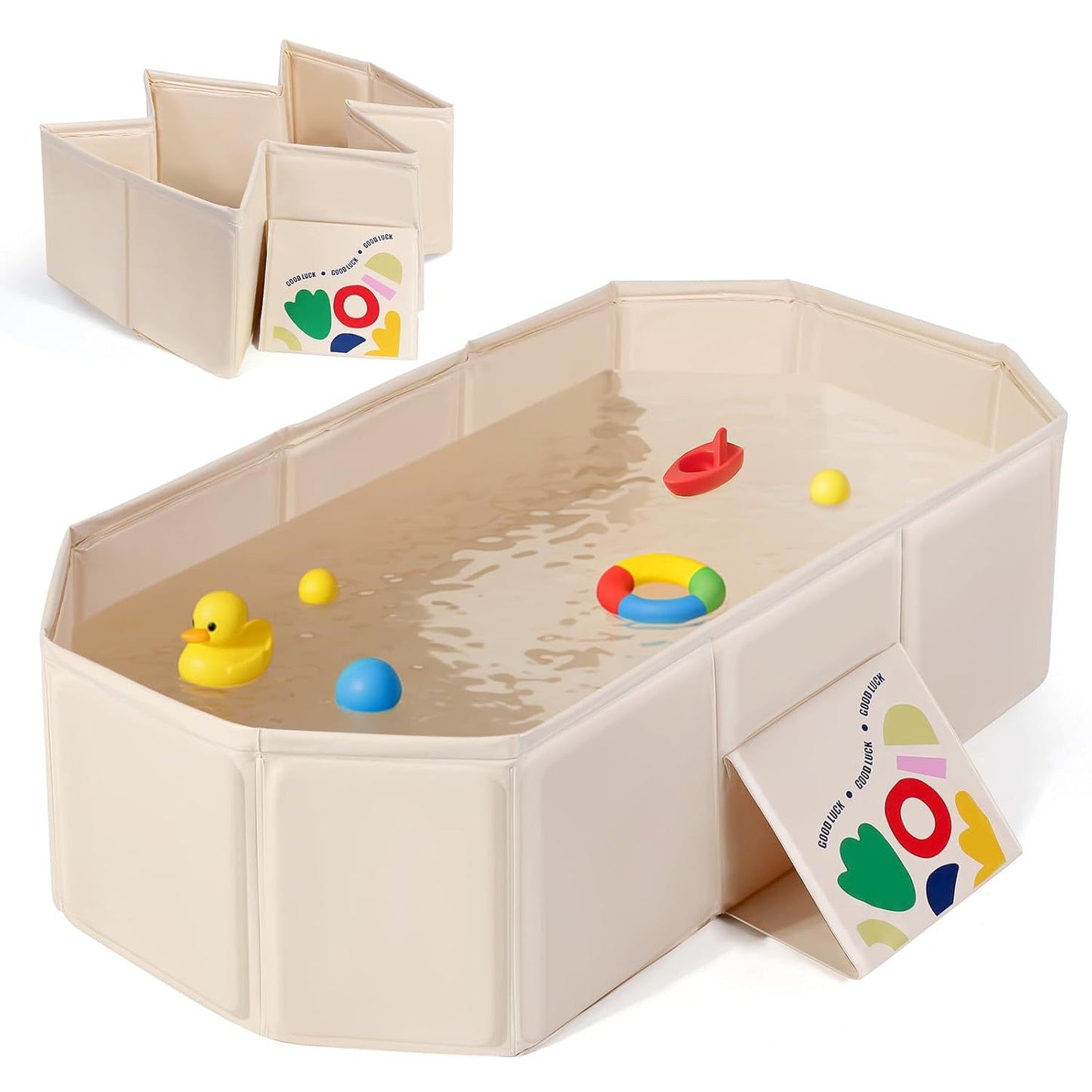 Orzbow Collapsible Baby Bathtub for Travel and Home Use