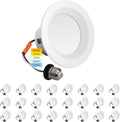 4 in LED Recessed Can Lights 10W=75W - 5 CCT Dimmable