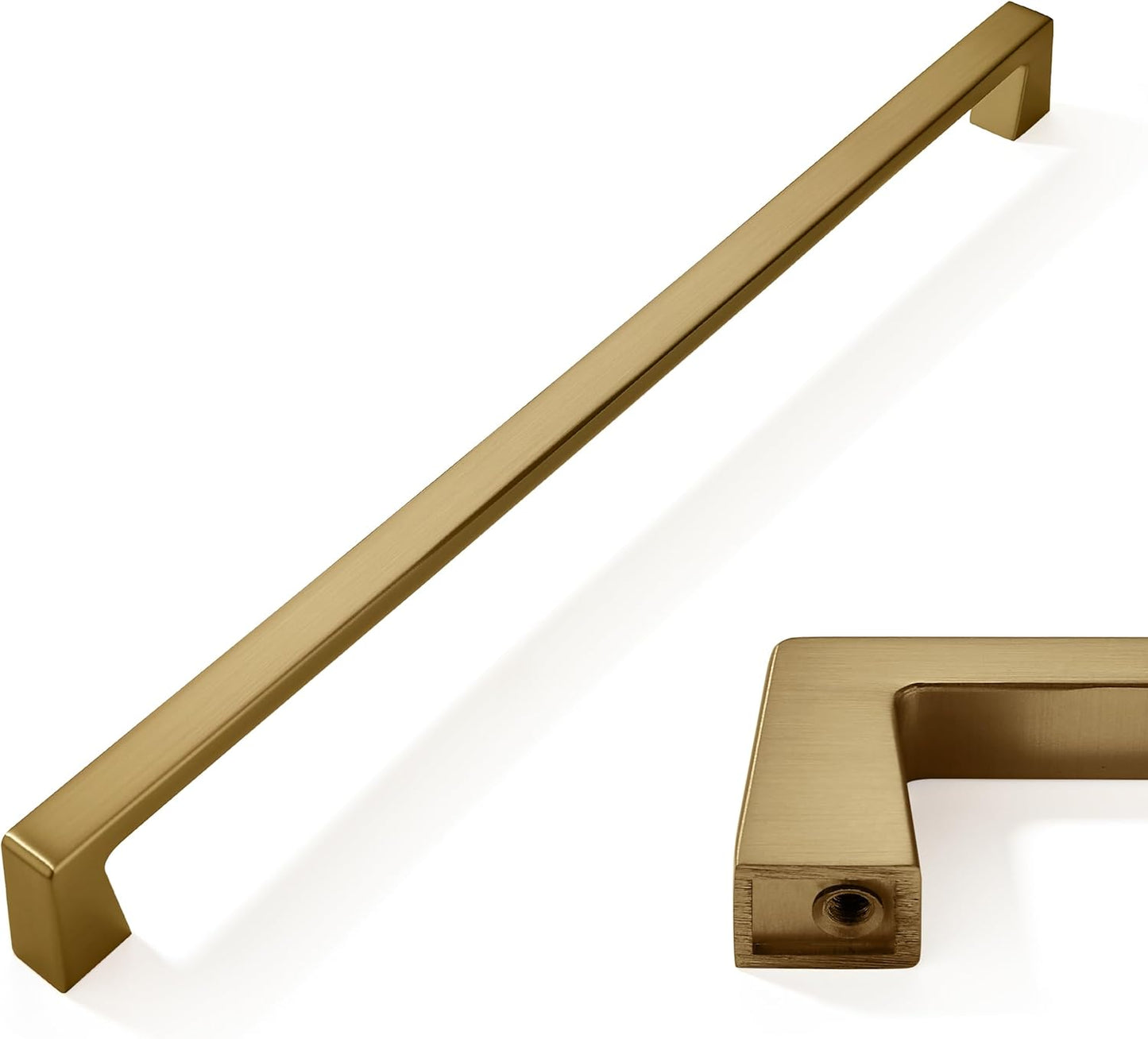 12 inch Solid Champagne Bronze Cabinet Handles for Kitchen Use