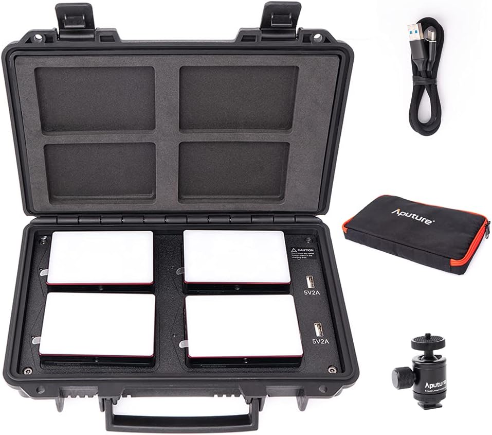 Aputure MC 4-Light Travel Kit for Filmmakers on the Go