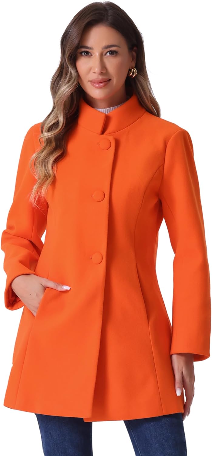 Allegra K Women's Winter Overcoat for Stylish Cold Weather Wear