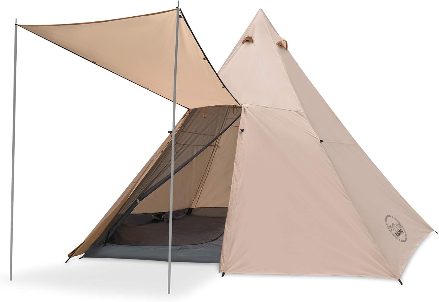 KAZOO 8-Person Waterproof Teepee Tent - Instant Setup!