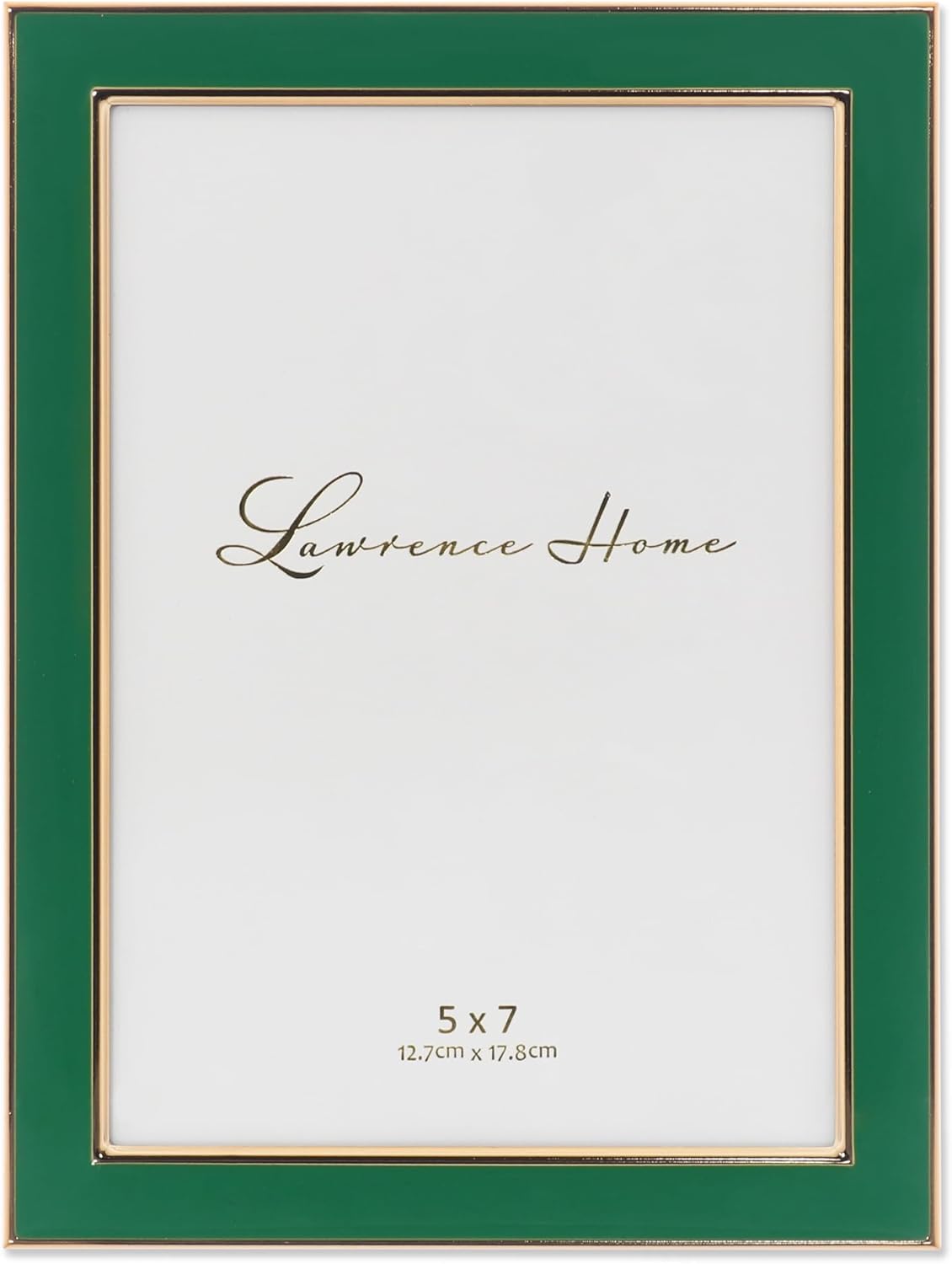 Lawrence Frames Metal Frame with Polished Green Enamel Finish