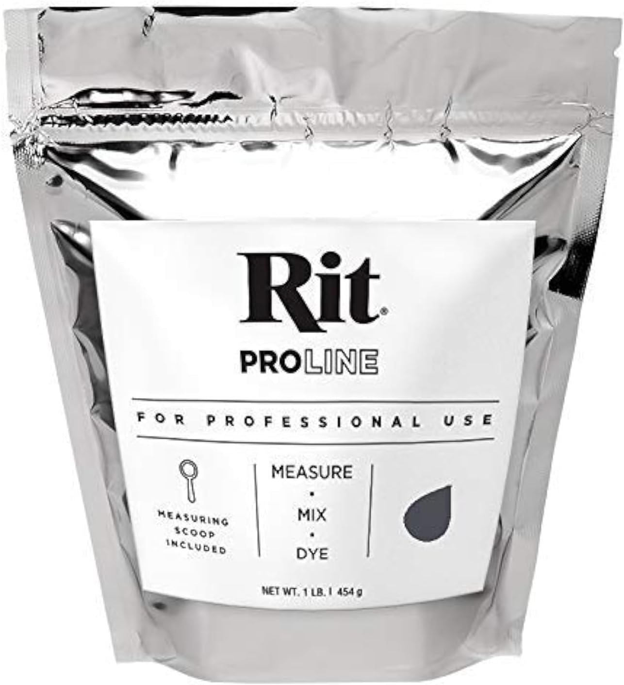 Rit Dye ProLine Powder Dye in Black for Versatile Fabric Use