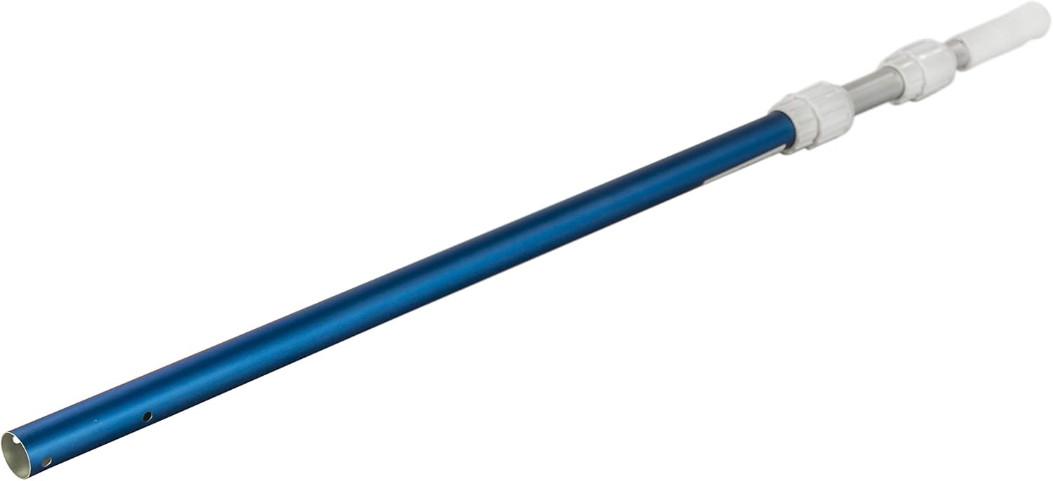 Aqua Select 7-21 Foot Telescoping Pool Vacuum Pole for Easy Use