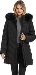 BINACL Women's Winter Warm Thicken Long Outwear Pockets Coat Parka