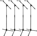 Gearlux Tripod Boom Microphone Stand - Adjustable to 60in for Studio