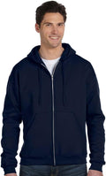 Champion Men's M Full Zip Hoodie - Comfortable, Midweight Fleece