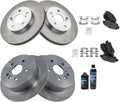 Front and Rear Brake Pad and Rotor Kit for 2004-2010 Toyota Sienna