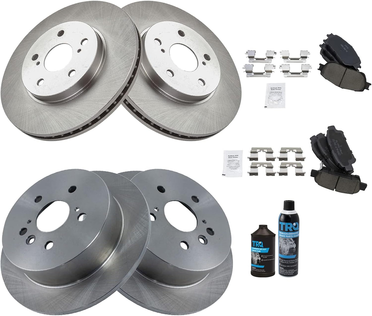 TRQ Brake Pad & Rotor Kit for 2004-2010 Toyota Sienna Review