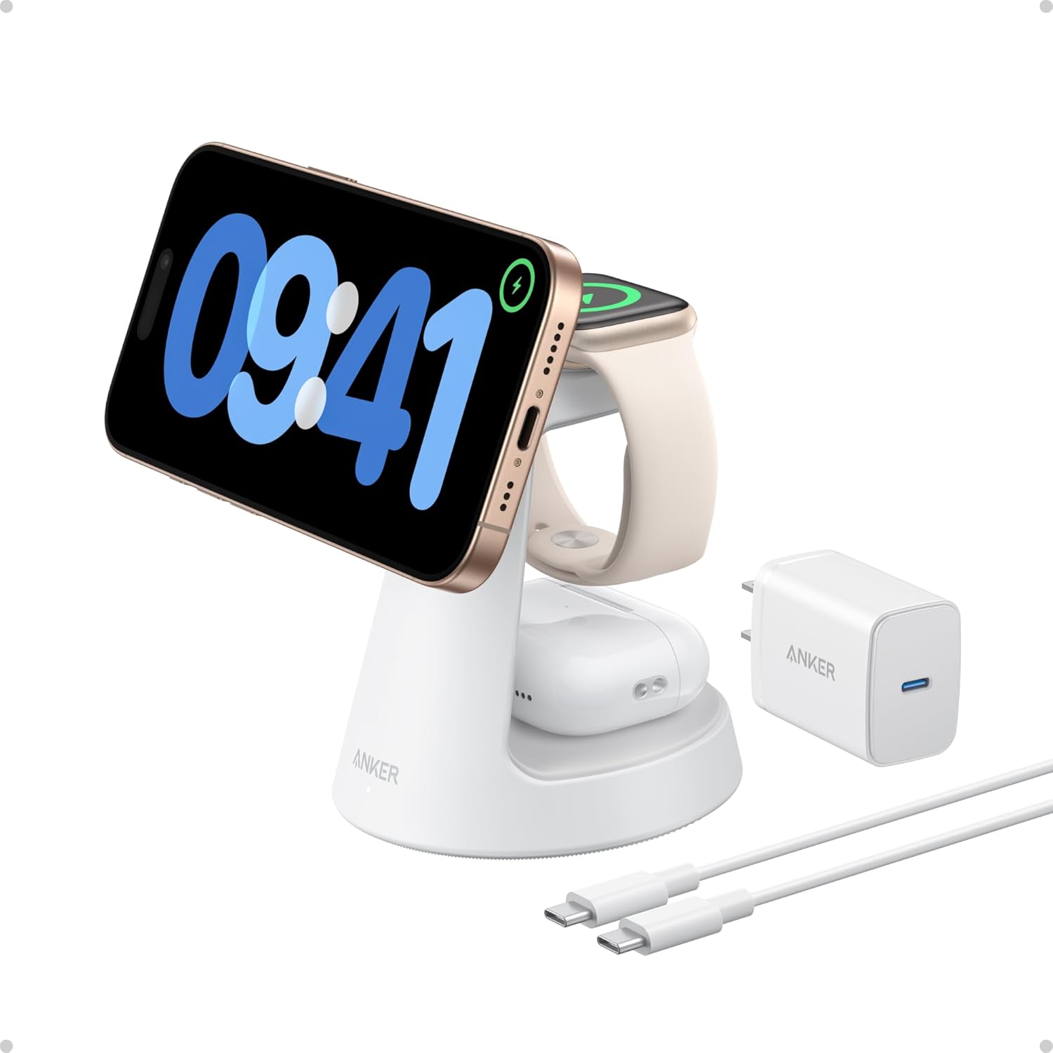 Anker MagSafe Charger: 3-in-1 Charging Station for All Devices